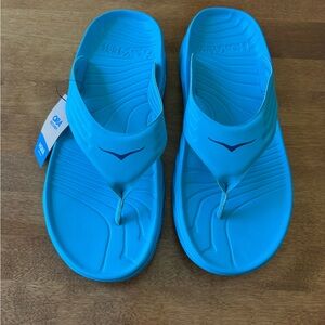 Men’s Scuba blue HOKA Ora Recovery Flip Sandals